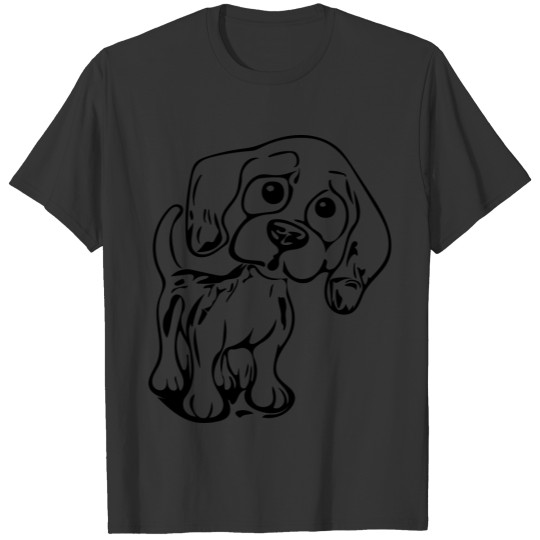 Cute little cuddly vintage dog T Shirts