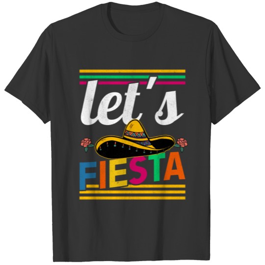 Let's Fiesta Cinco De Mayo Celebration Toddler T Shirts
