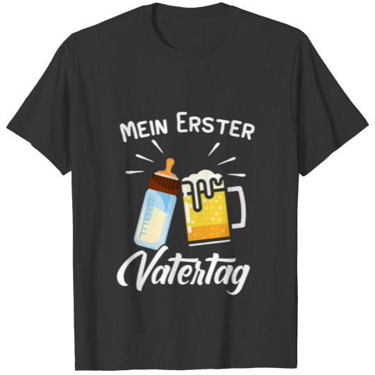 My First Father's Day Dad Family Man Son T-shirt