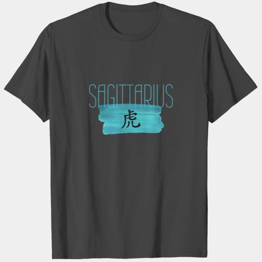 SAGITTARIUS TIGER AESTHETIC ZODIAC T Shirts