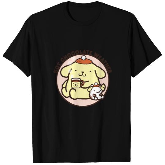 Pompompurin Hot Chocolate Weather T Shirts