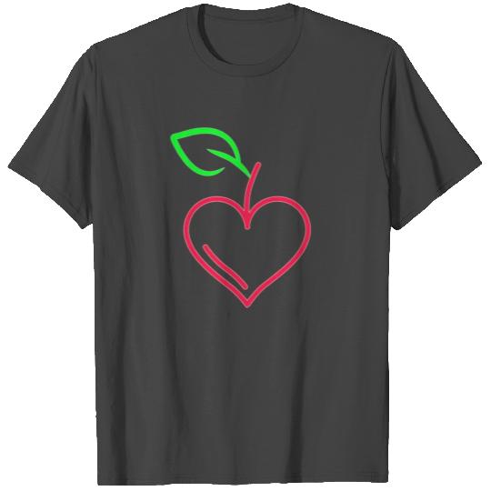 Heart Cherry T Shirts
