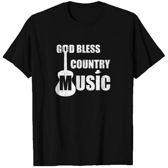 God Bless Country Music T Shirts