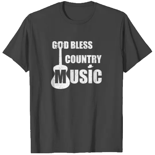 God Bless Country Music T Shirts