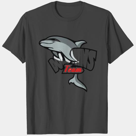Dolphins team creative design looking baeutyfull. T Shirts