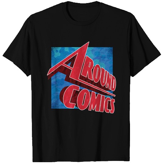 Around Comics 3D ExplodingLogo T Shirts