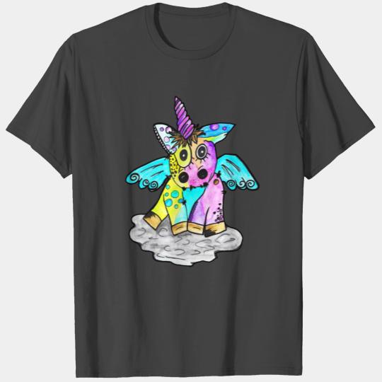 Punk Rock Unicorn Metal Concert Festival T Shirts