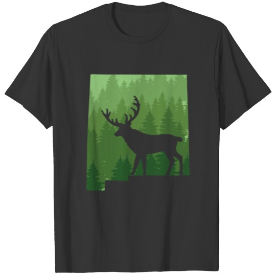 New Mexico Map Elk Hunting Shirt New Mexico Map El T-shirt