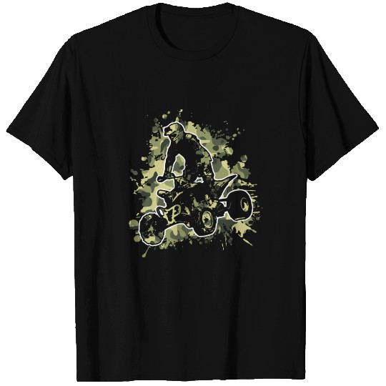 ATV Rider Camouflage Quad Bike T Shirts