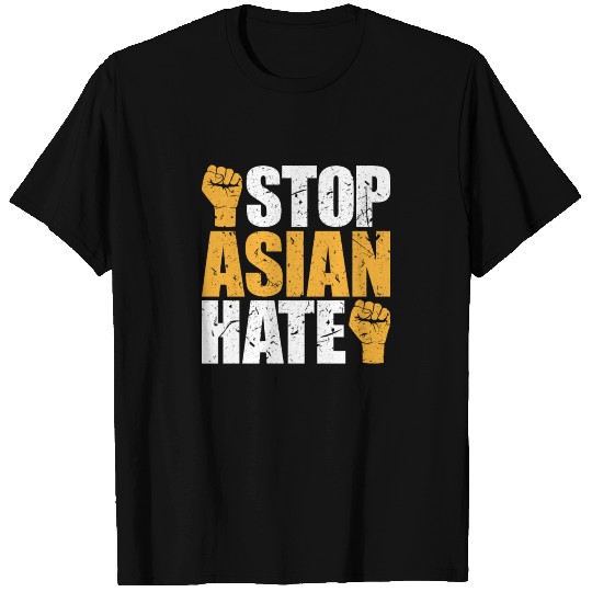 Stop Asian Hate Crimes asian community supporter T Shirts