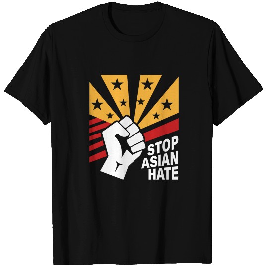 Stop Asian Hate Crimes asian community supporter T Shirts