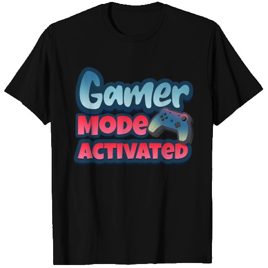 gamer mode: playstation, video games design T Shirts