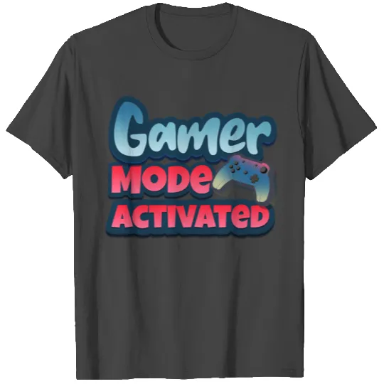 gamer mode: playstation, video games design T Shirts
