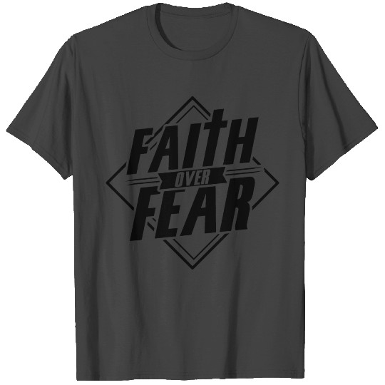 Faith Over Fear Pray Hope Religion Christian T Shirts