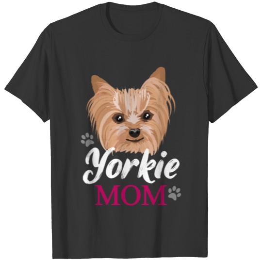 Yorkie Mom Mama Cute Dog Yorkshire Terrier Gift T-shirt