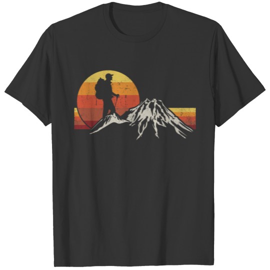 Hiking Hiker Mountain Vintage T-shirt