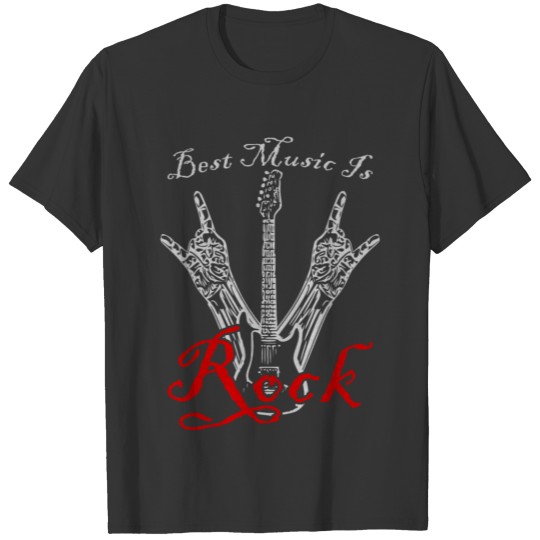 Best Music Is Rock T-shirt
