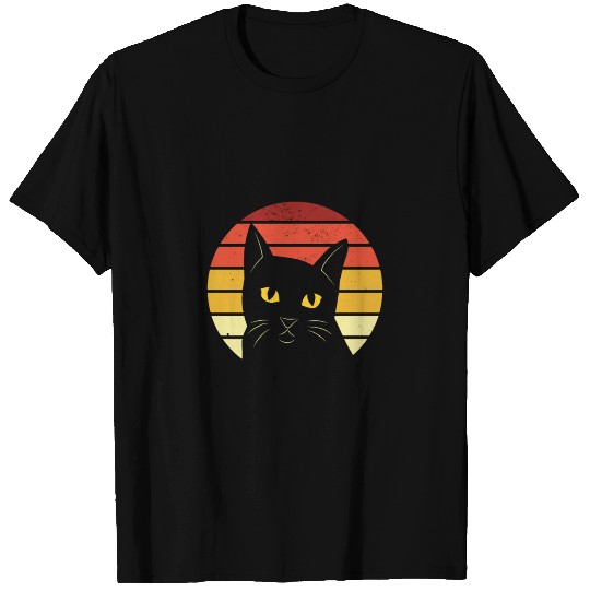Black Cat Cats kittens kitty kitten pet T Shirts