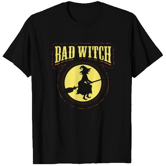 Bad Witch Funny Halloween T Shirts