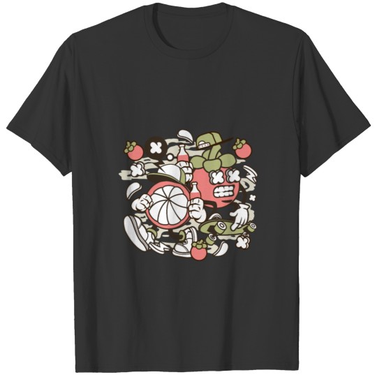 Mangosteen for animated characters comics and pop T-shirt