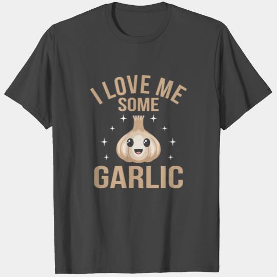 Garlic Vampire fun pun I Love Some Garlic T Shirts