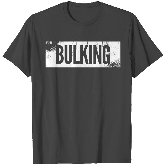 BULKING gym vintage Grunge white T Shirts