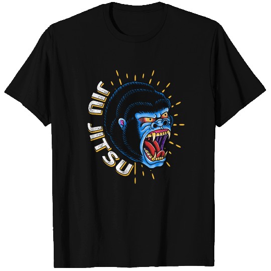 Aggressiv Gorilla Brazilian Jiu Jitsu T Shirts