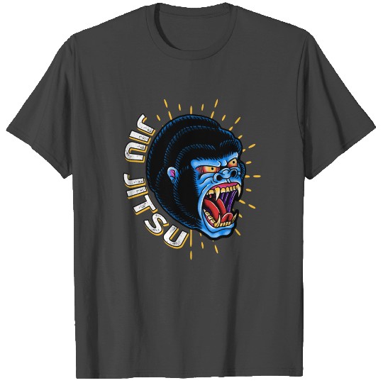 Aggressiv Gorilla Brazilian Jiu Jitsu T Shirts