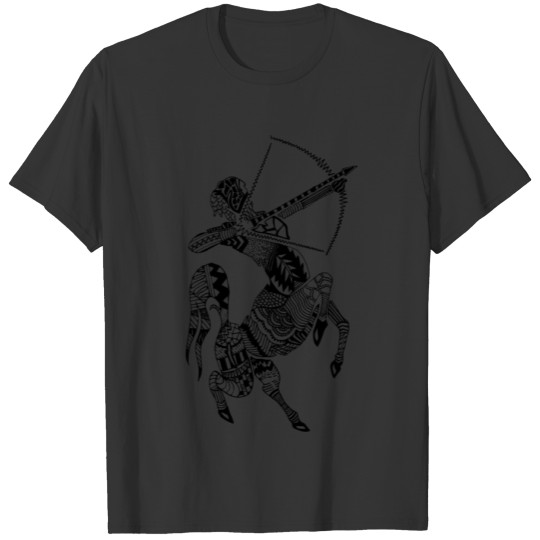 Sagittarius Zodiac Design The archer T-shirt
