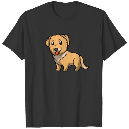 Kawaii Anime Golden Retriever Costume Dog T-shirt