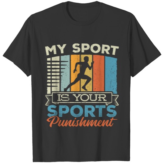 Sprinter athlete miler marathoner T-shirt