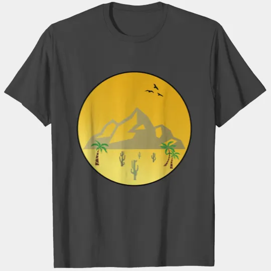 Deserted Mustard T Shirts