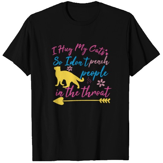 cat owner funny saying T Shirts