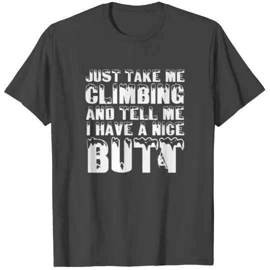 Rock Climbing Climber T Shirts