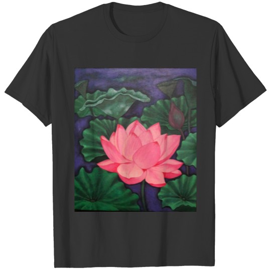 the pink lotus T Shirts