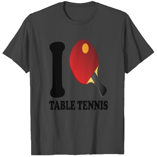 Table tennis table tennis game racket net hit T Shirts
