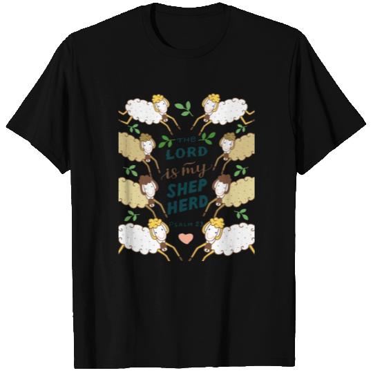 The Lord Is My Shepherd Sheeps T Shirts