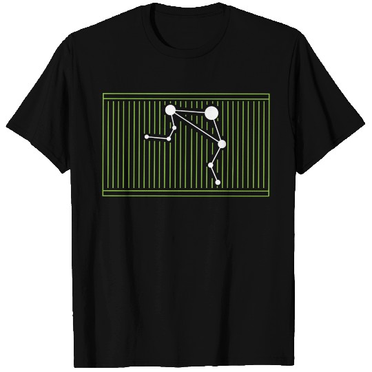 Libra Green Barcode Zodiac sign T Shirts