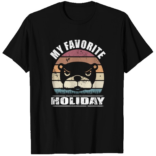 Marmot - My Favorite Holiday Groundhog Day T Shirts