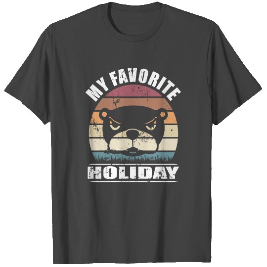 Marmot - My Favorite Holiday Groundhog Day T Shirts