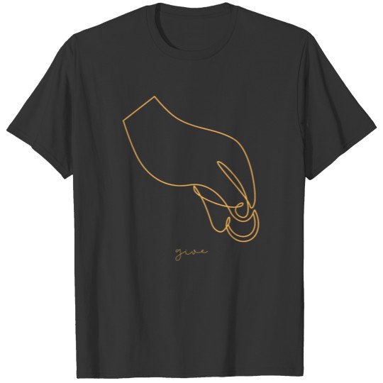 Monoline Hand (Give) T-shirt