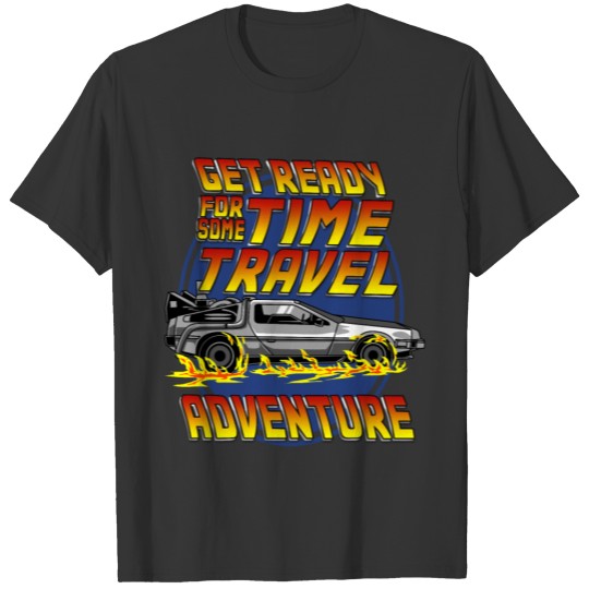 Time Travel Delorean Traveling To Future Gift T Shirts