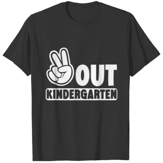Out Kindergarten Happy Graduation Kinder Student T Shirts