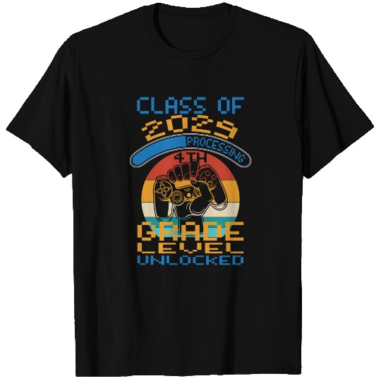 Back to school Class of 2029 4th Grade Level T Shirts