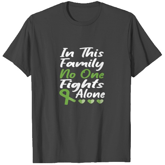 In This Family No One Fights Alone Mental Health A T Shirts