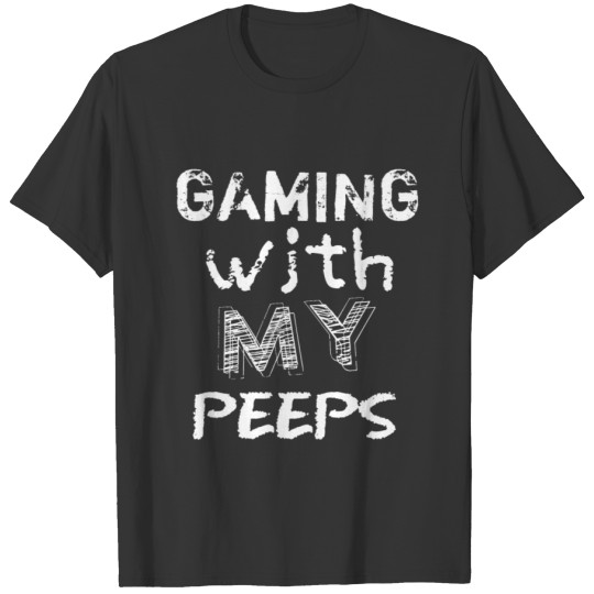 gaming with my peeps ! Vintage T-shirt