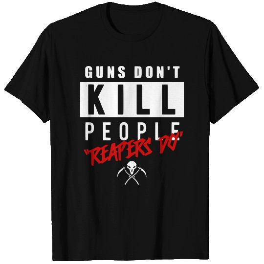 Guns dont Kill People Reapers do Video Game Gift T Shirts