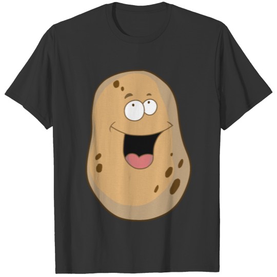 Potato Fun happy Emotion Food Kids Fantasy T Shirts