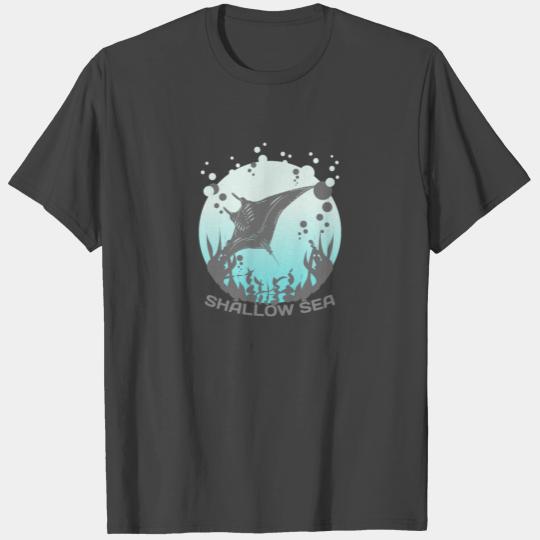 Shallow Sea - Marine Life Underwater Creatures Sea T Shirts