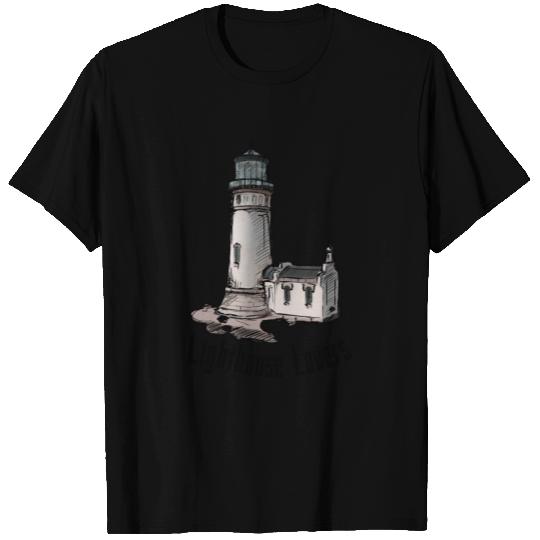 Lighthouse Lovers - hand painted lighthouse T Shirts